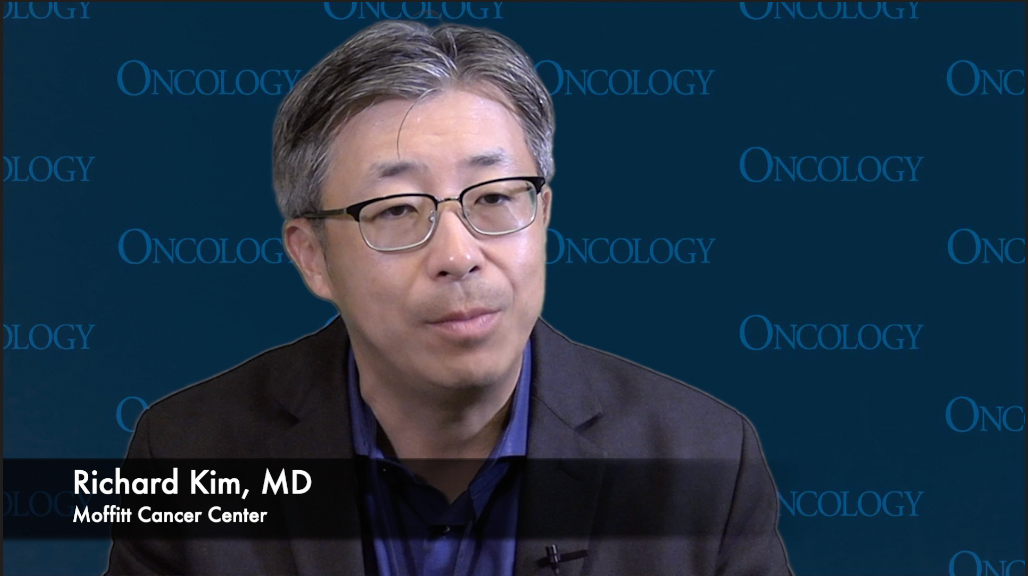 Richard Kim, MD, discussed key findings of the phase 1b KEYNOTE-651 trial, examining pembrolizumab plus standard chemotherapy in patients with microsatellite-stable or mismatch repair–proficient colorectal cancer.