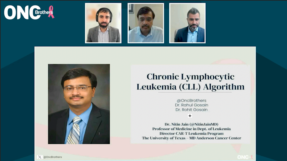 Rahul Gosain, MD; Nitin Jain, MD; and Rohit Gosain, MD, presenting slides