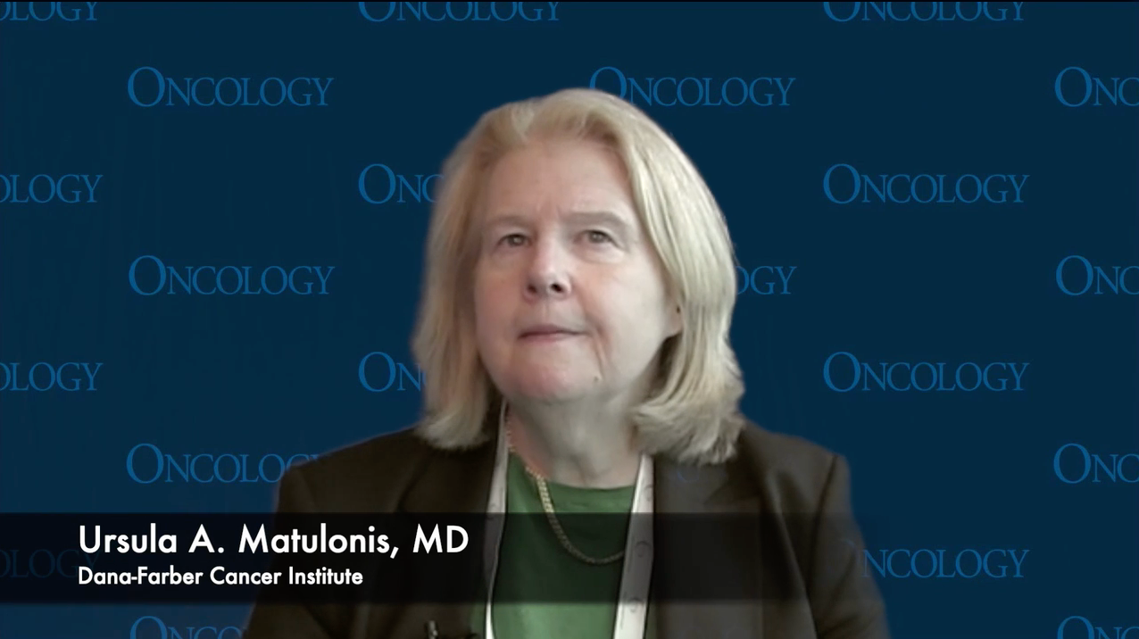 Ursula A. Matulonis, MD, speaks to potential future uses of mirvetuximab soravtansine in ovarian cancer.