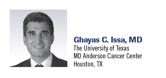 Ghayas C. Issa, MD

The University of Texas MD Anderson Cancer Center

Houston, TX