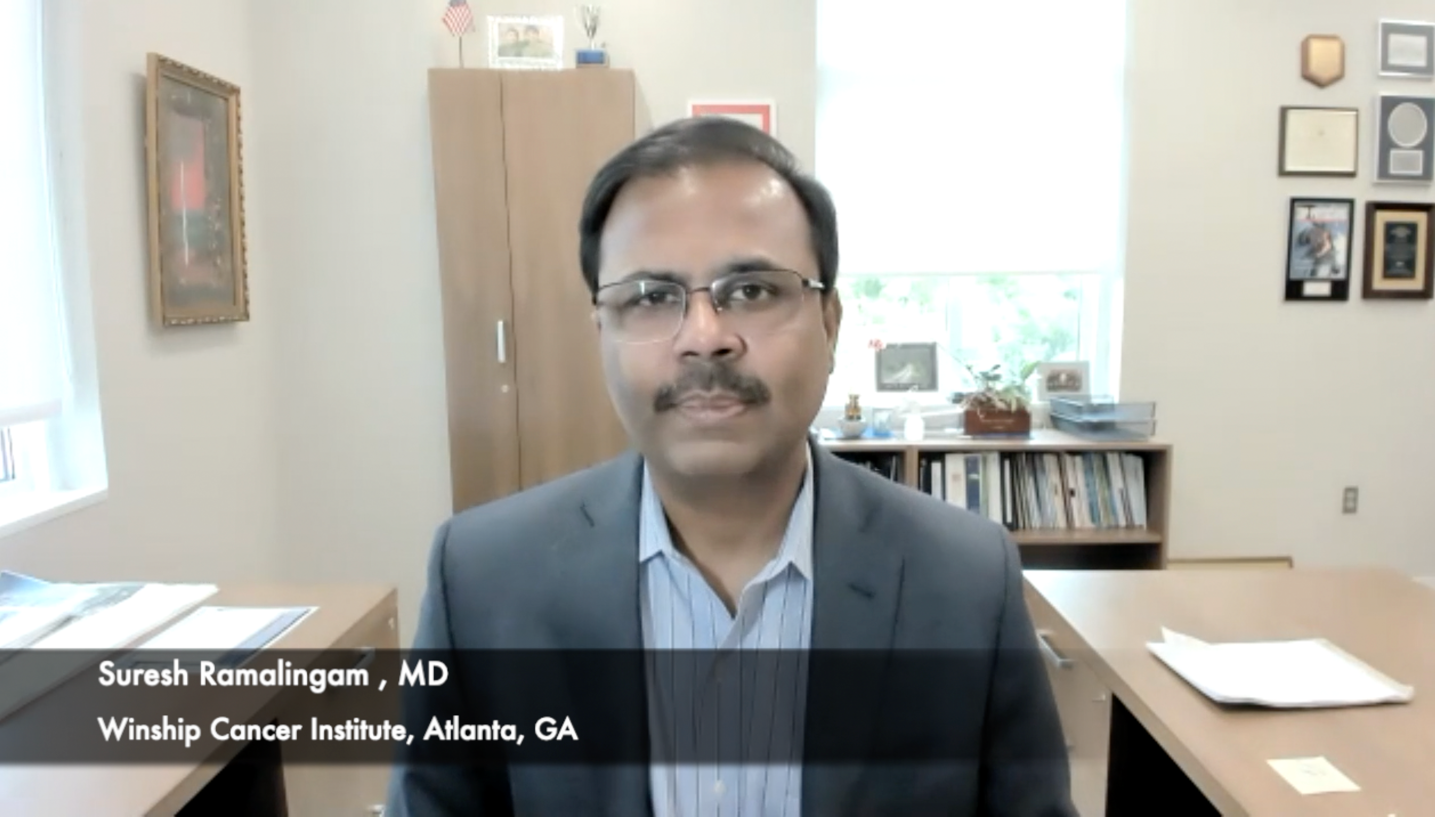 Suresh S. Ramalingam, MD, Discusses Adjuvant Therapy for Early NSCLC at 2021 ASCO