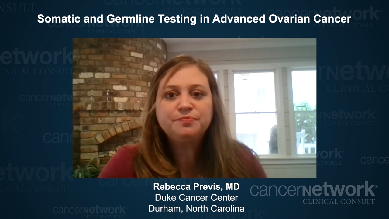 Somatic and Germline Testing in Advanced Ovarian Cancer