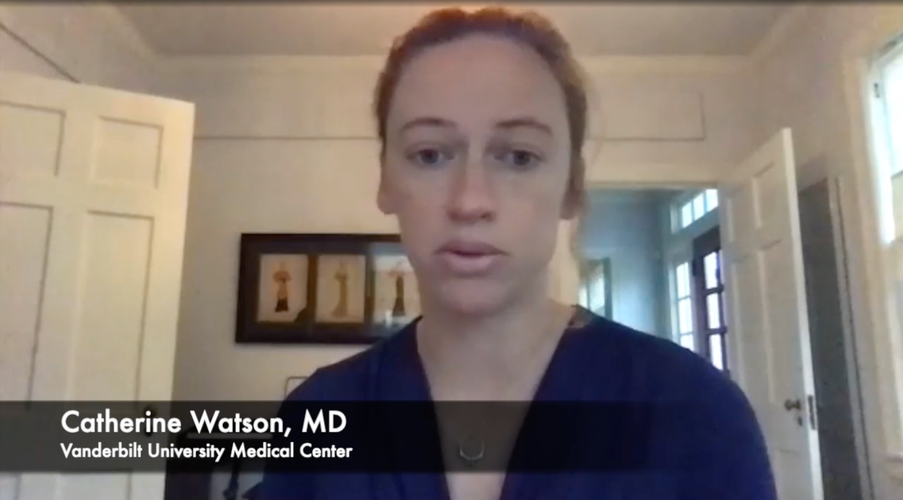 Catherine Watson, MD, discussed the main results and key takeaway from a trial analyzing streamlined and traditional education practices for patients with ovarian cancer.