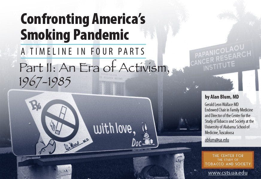 Confronting America’s Smoking Pandemic, Part 2: 1967–1985