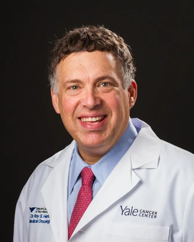 Roy S. Herbst, MD, PhD, Ensign Professor of Medicine and Professor of Pharmacology at Yale School of Medicine and Chief of Medical Oncology at Yale Cancer Center and Smilow Cancer Hospital in New Haven, Connecticut