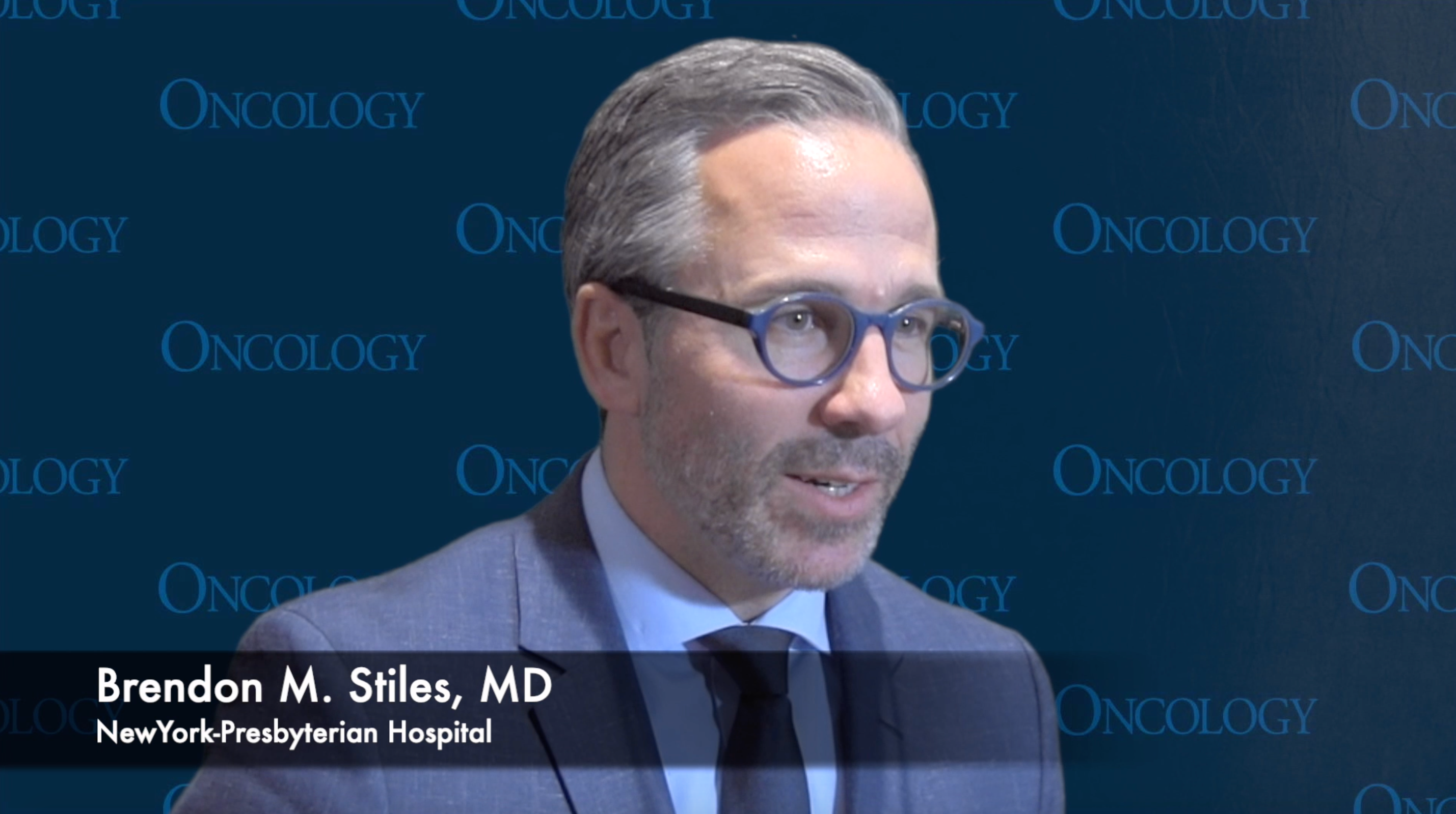 Brendon M. Stiles, MD, Discusses Low-Dose Radiation Therapy Along with Immunotherapy