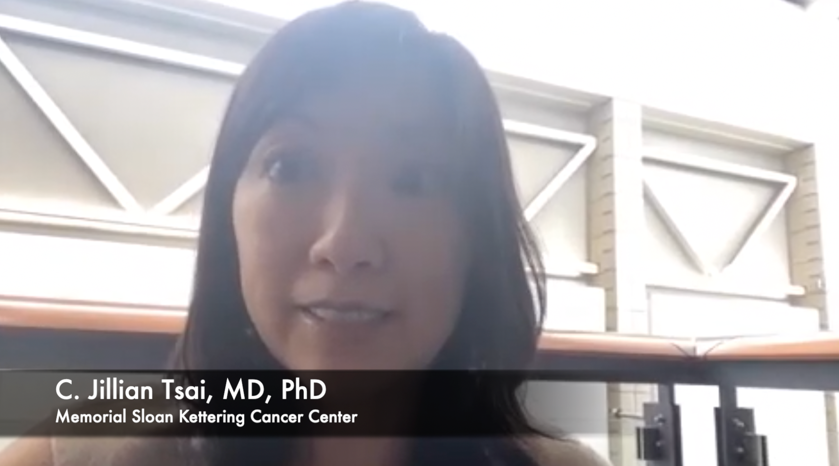C. Jillian Tsai, MD, PhD, Discussed Outcomes with SBRT in Lung and Breast Cancer 