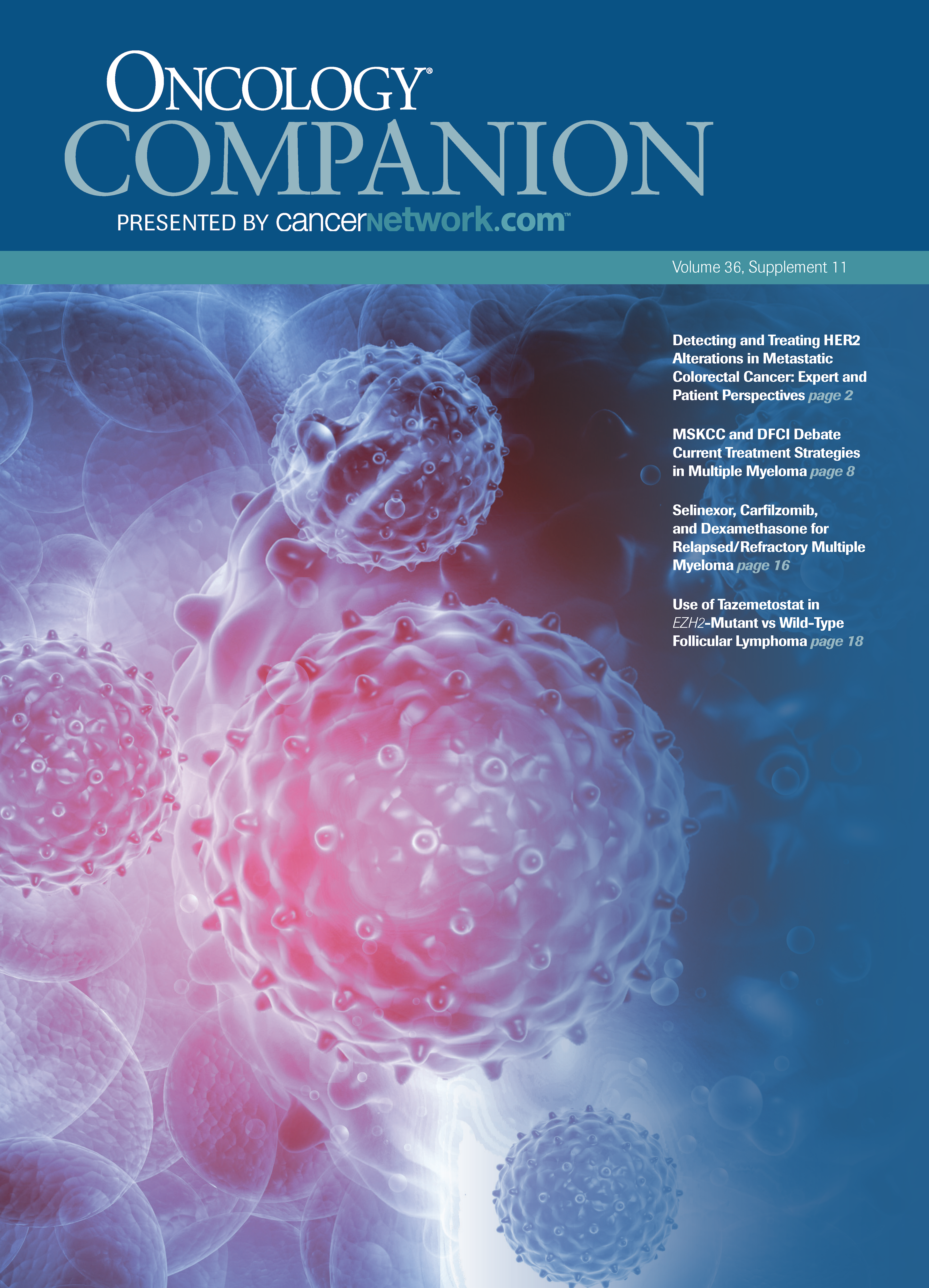 ONCOLOGY® Companion, Volume 36, Supplement 11