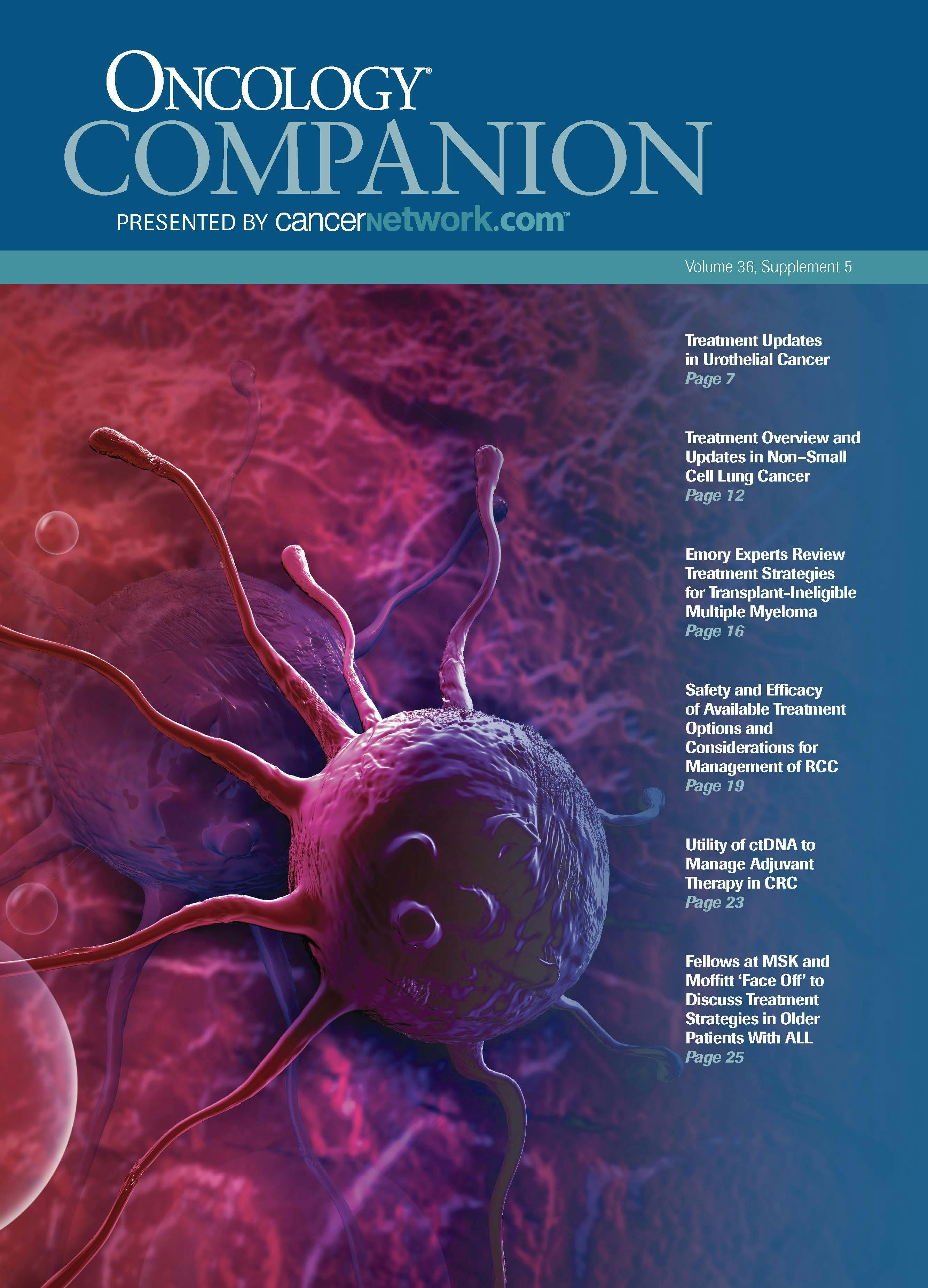 ONCOLOGY® Companion, Volume 36, Supplement 5