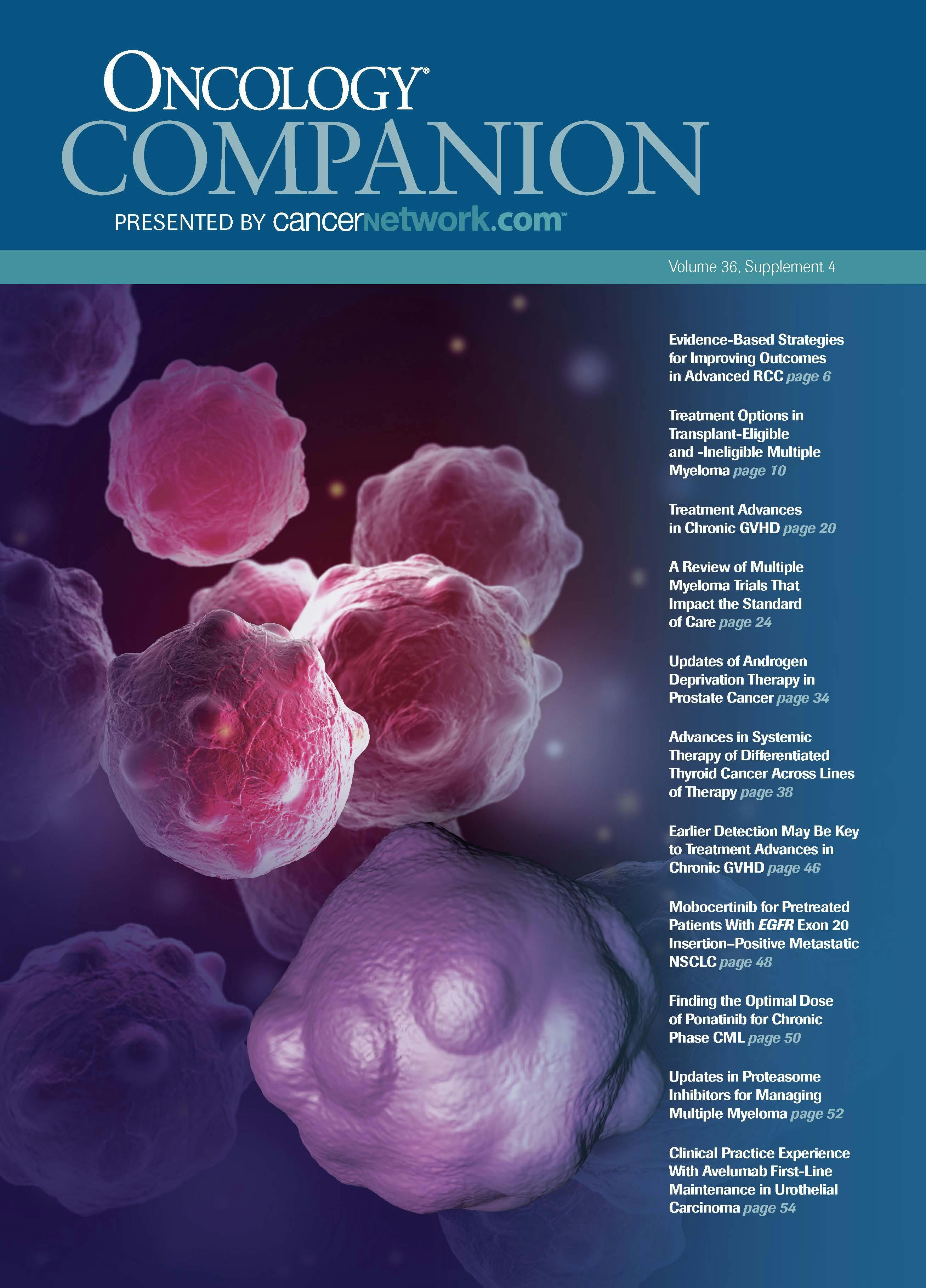ONCOLOGY® Companion, Volume 36, Supplement 4