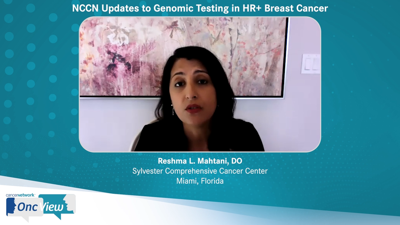 NCCN Updates to Genomic Testing in HR+ Breast Cancer