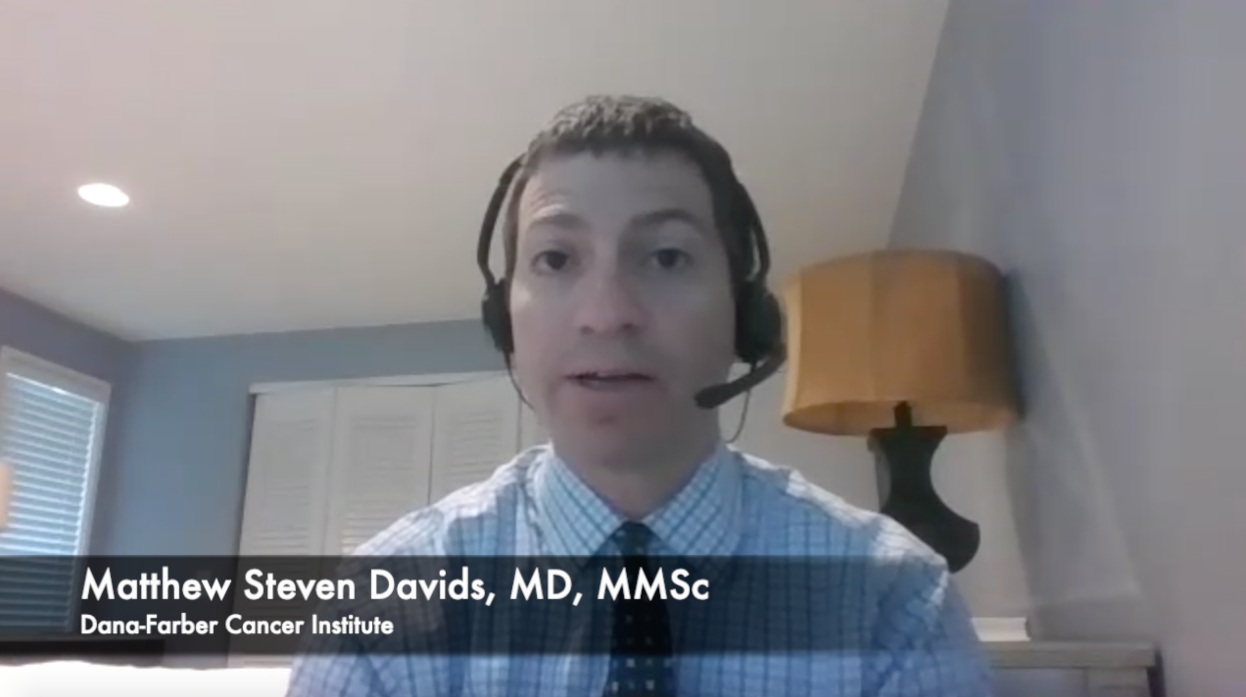 Matthew Steven Davids, MD, MMSc, on Venetoclax Plus R-EPOCH to Treat Richter’s Syndrome