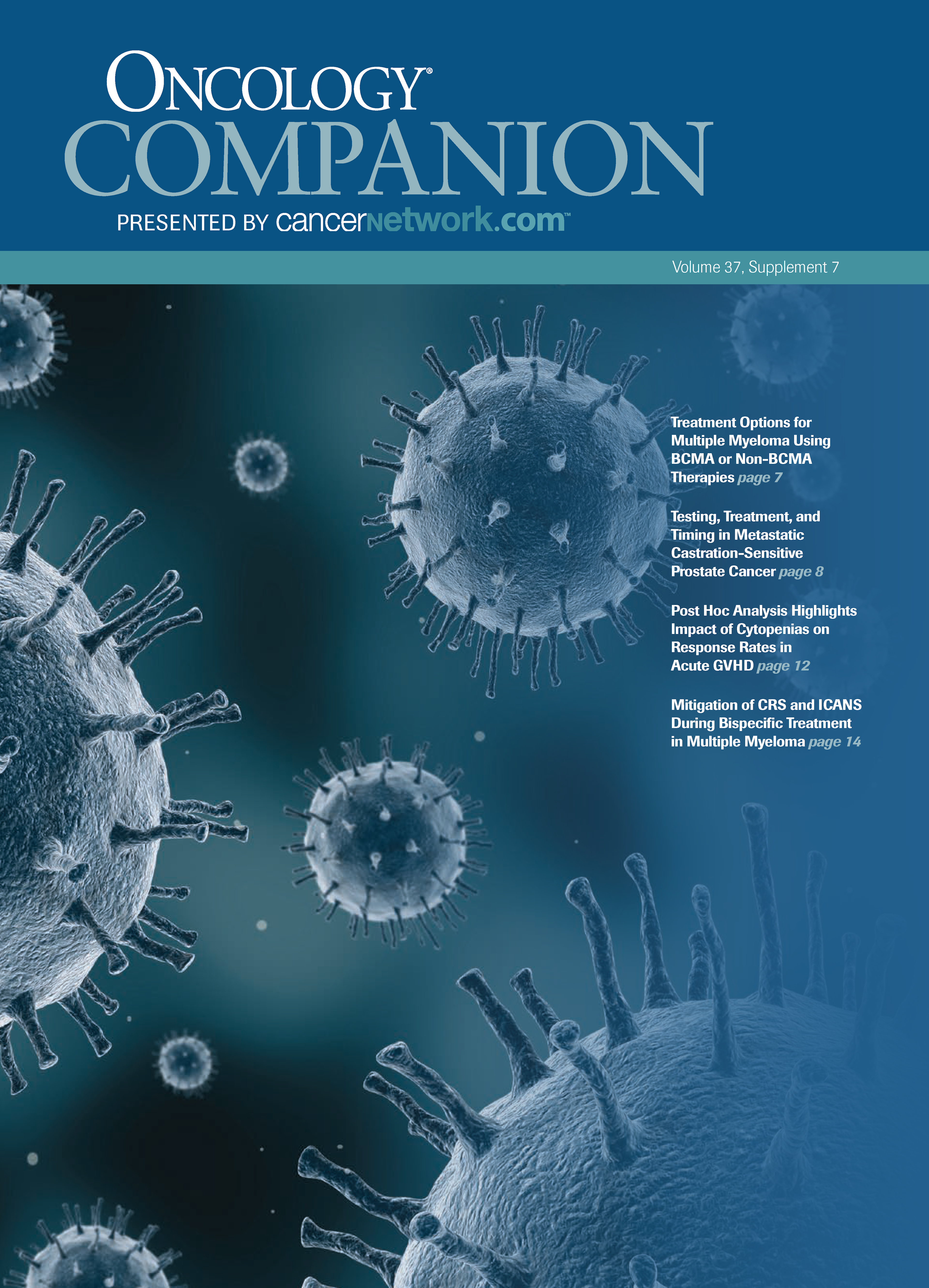 ONCOLOGY® Companion, Volume 37, Supplement 7