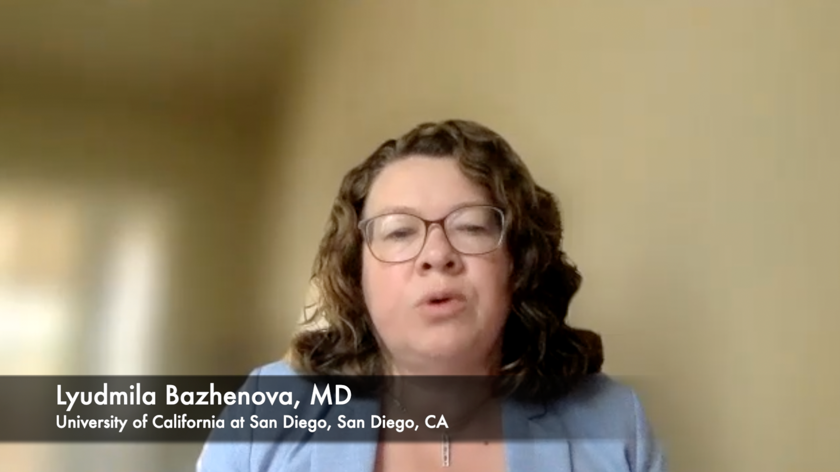 Lyudmila Bazhenova, MD, Discusses Potential for Trials Featuring Combination IO/Targeted Therapy for EGFR Exon 20+ and Wild Type NSCLC 